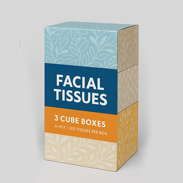 club store multipack facial tissue cube 3 count bundle